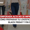 Black Friday y las compras de Navidad concentran una mayor actividad comercial y con ella, un incremento en el movimiento de mercancías, pedidos, importaciones, almacenamiento y despachos.